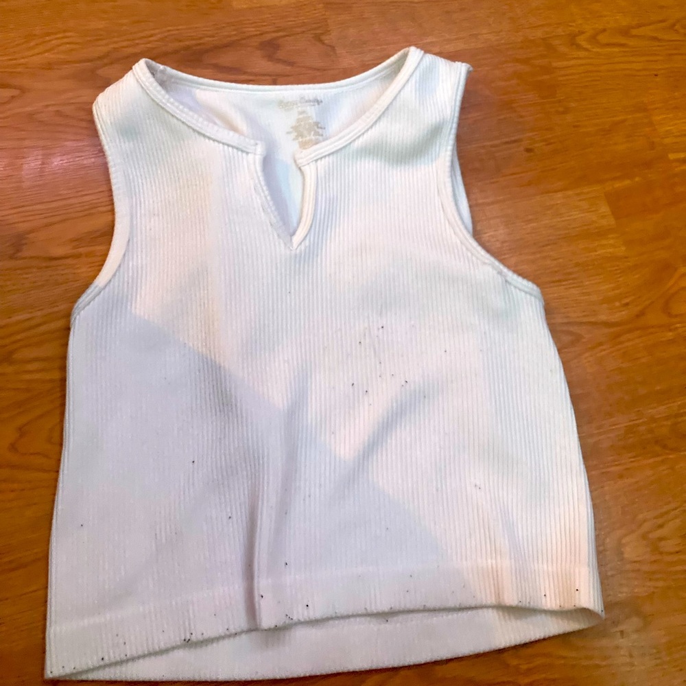 White tank top